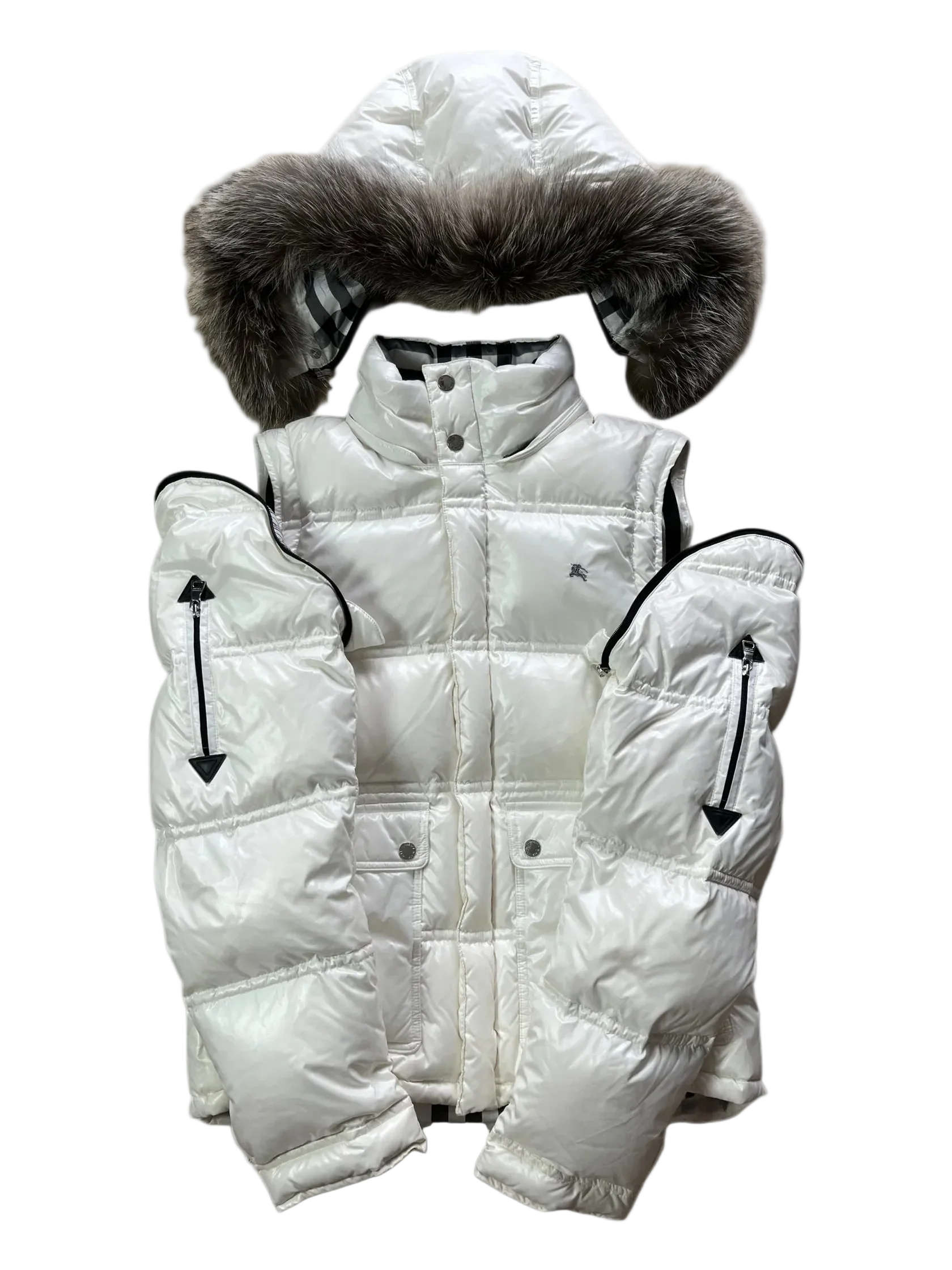 00's BURBERRY Black Label - Made In Japan (White)